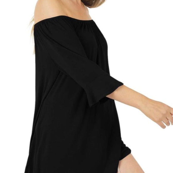 Off Shoulder Ruffled Sleeve - Picture 3 of 3